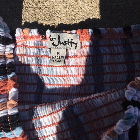 J FOR JUSTIFY BUTTON UP ROMPER - Picture 3 of 4